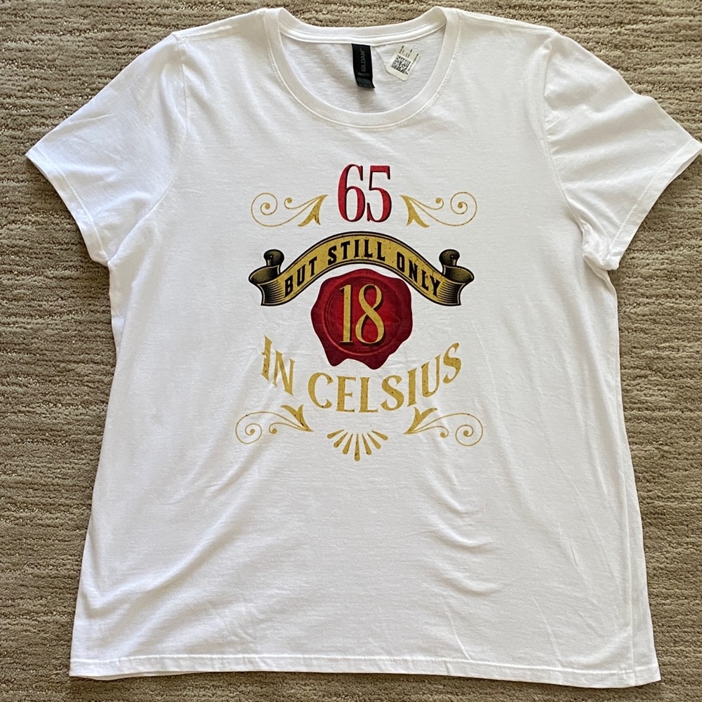 Gildan White Short Sleeve Novelty Tee